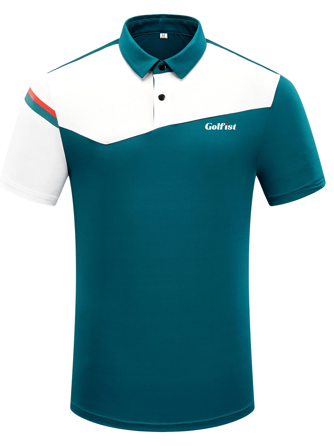 Golf Short-Sleeved T-shirt Men's Golf Sports Clothing Men's Summer Quick-Drying Jersey Sports Polo Shirt White