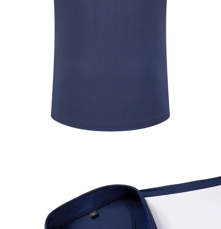 Golf Short-Sleeved T-shirt Men's Golf Sports Clothing Men's Summer Quick-Drying Jersey Sports Polo Shirt White