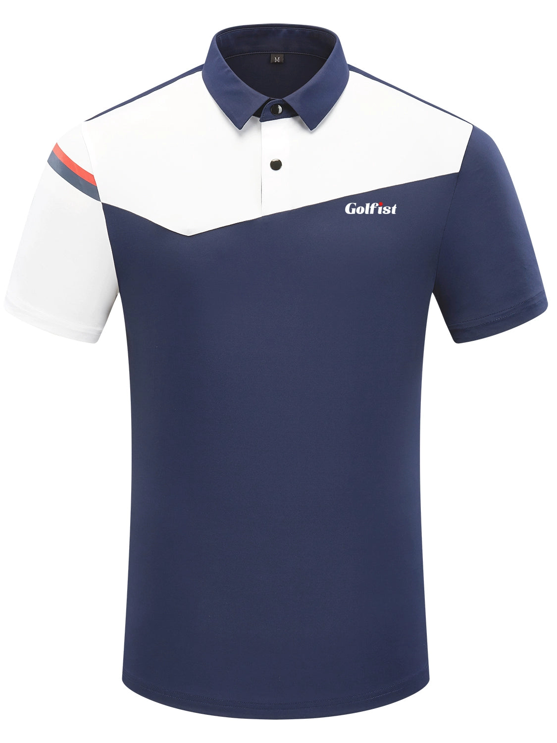 Golf Short-Sleeved T-shirt Men's Golf Sports Clothing Men's Summer Quick-Drying Jersey Sports Polo Shirt White