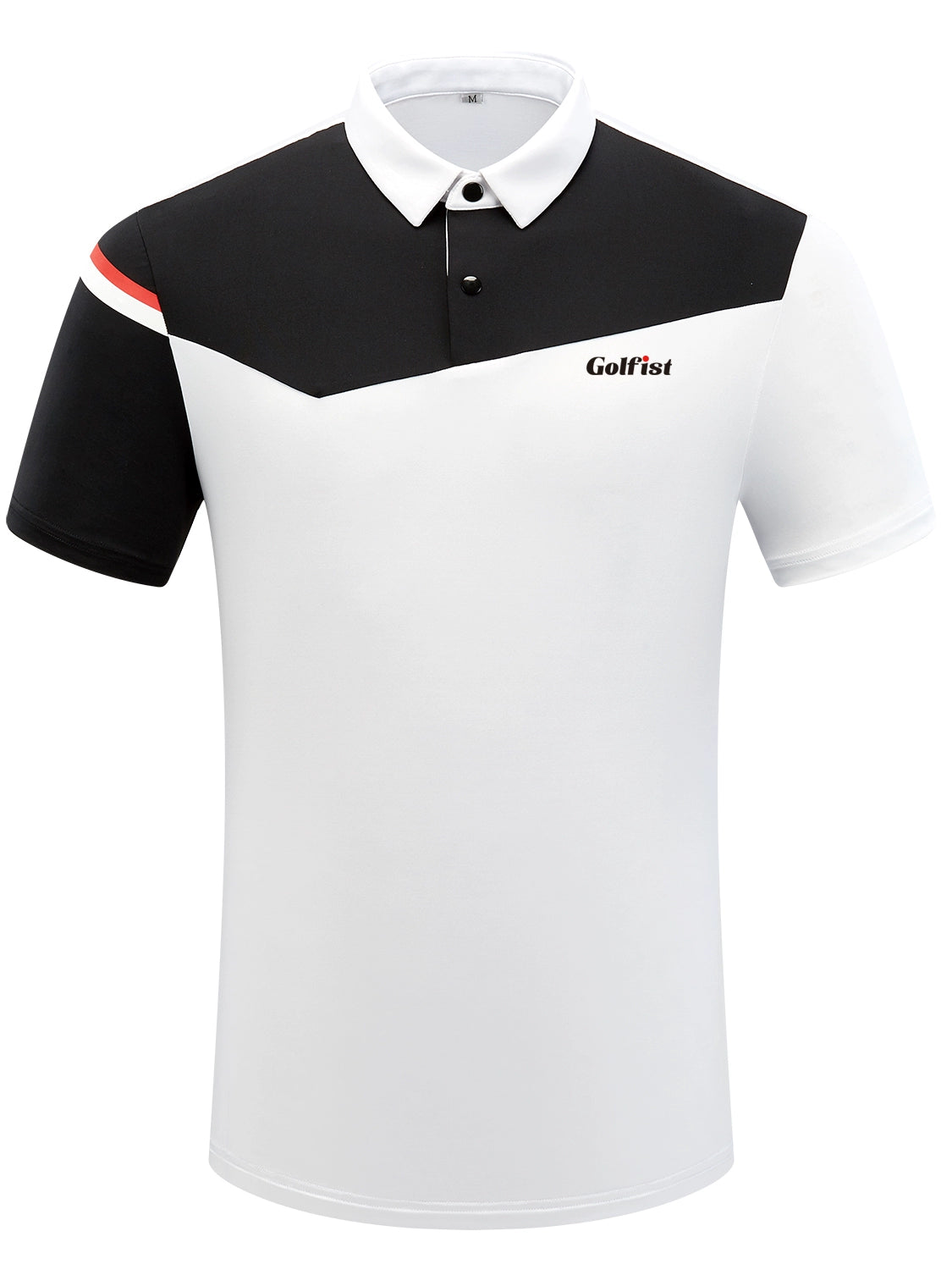 Golf Short-Sleeved T-shirt Men's Golf Sports Clothing Men's Summer Quick-Drying Jersey Sports Polo Shirt White
