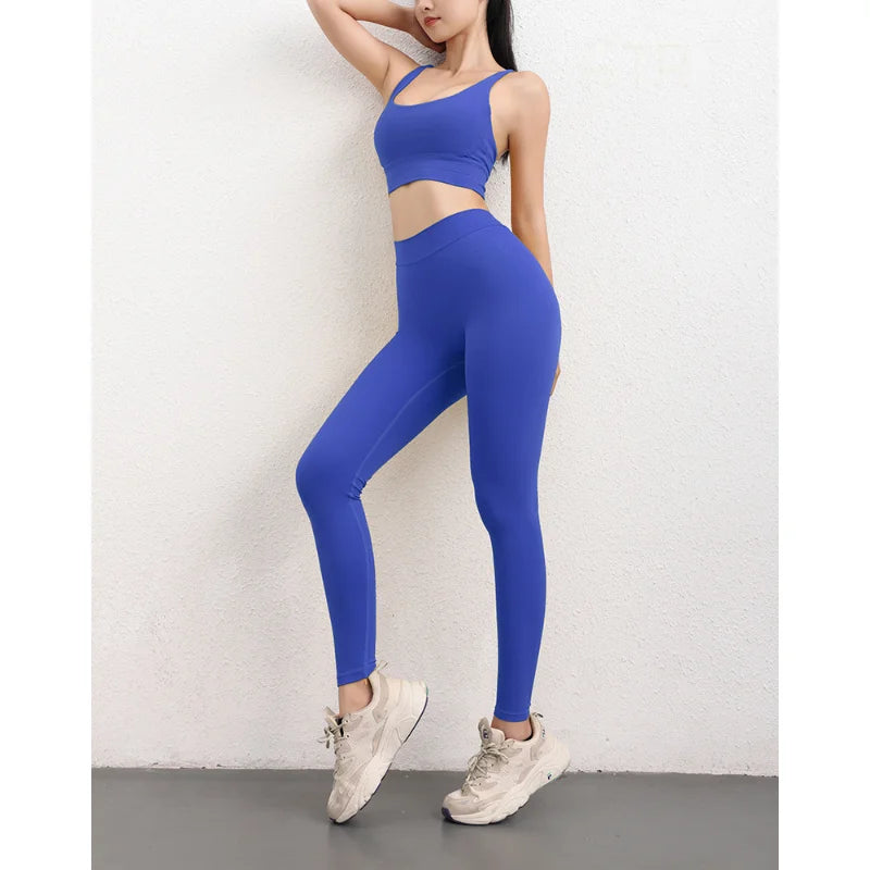 Swag the Brand High-Waisted Ankle-Length Leggings - Sporty, Seamless & Booty Lifting