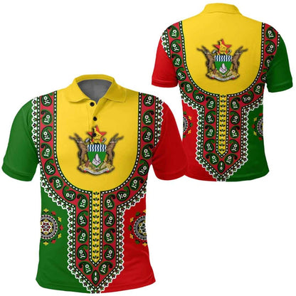 Zimbabwe Flag Map Graphic POLO Shirt GHA National Emblem Polo Shirts For Men Casual Male Streetwear Africa Boy Short Sleeve Tops