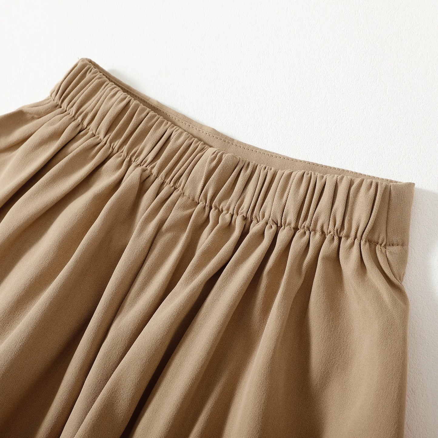 Baby Girls Elegant Cute Solid Color Skirt Casual High Waist Pleated Skate Skirt Suitable For All Seasons and  Occasions