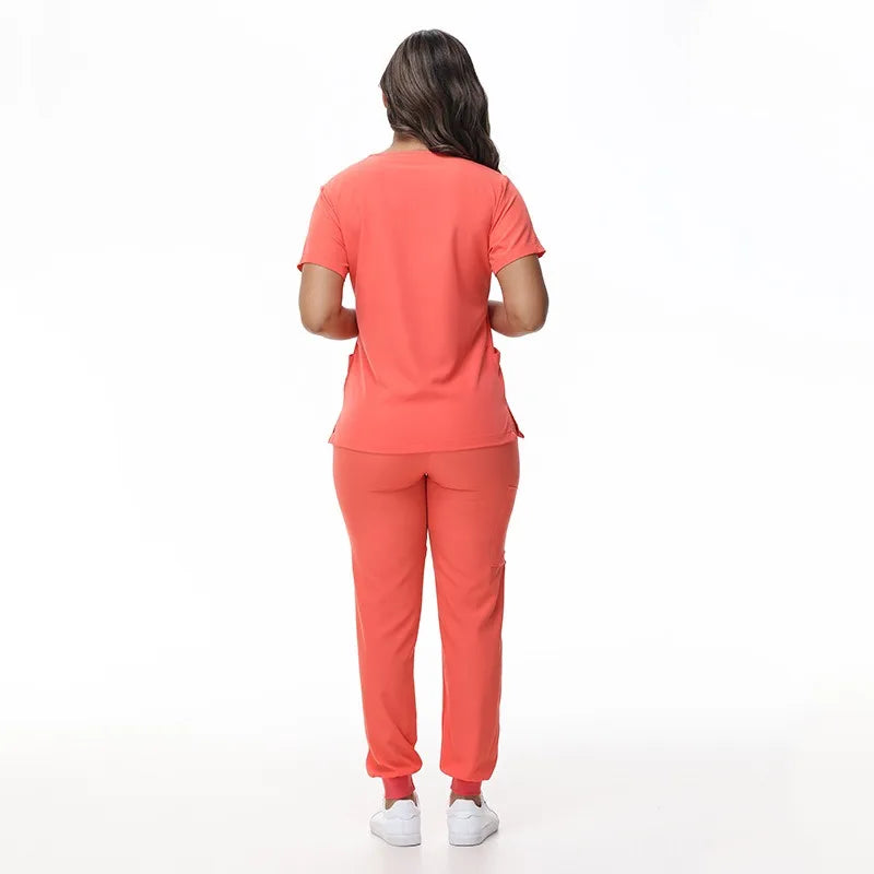 Hot Sale Medical Scrubs Uniform New Doctor and Nurse Uniform Durable Dental Pediatric Quick-Dry Healthcare services Set 42109