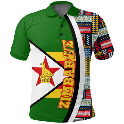 Zimbabwe Flag Map Graphic POLO Shirt GHA National Emblem Polo Shirts For Men Casual Male Streetwear Africa Boy Short Sleeve Tops