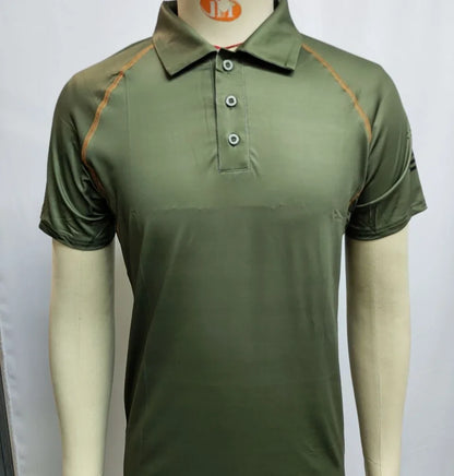 Summer Casual Slim Men's Polo Shirts Quick Dry Sports Military Tactical Polo Shirts for Men Lapel T-Shirts Bottoming Sweatshirts